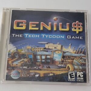 NEW Geniu$ Genius The Tech Tycoon Game PC 2008 FUN!!